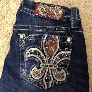 Miss Me Bootcut Jeans EUC *Hemmed*